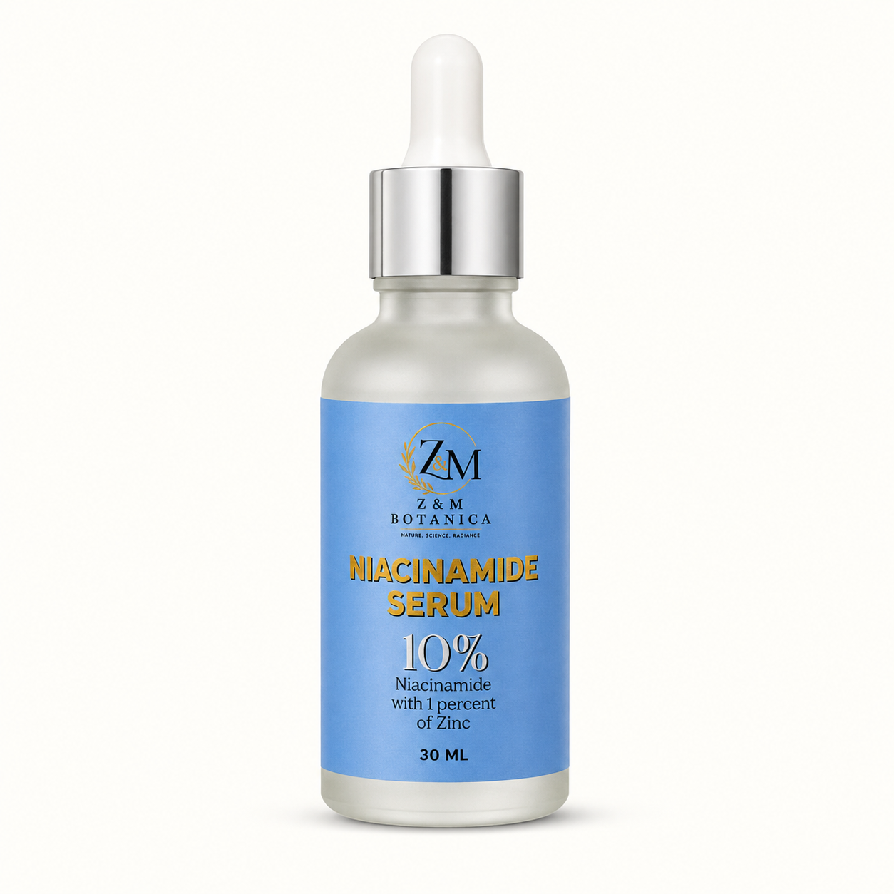 Niacinamide 10% and Zinc 1% serum benefits graphic